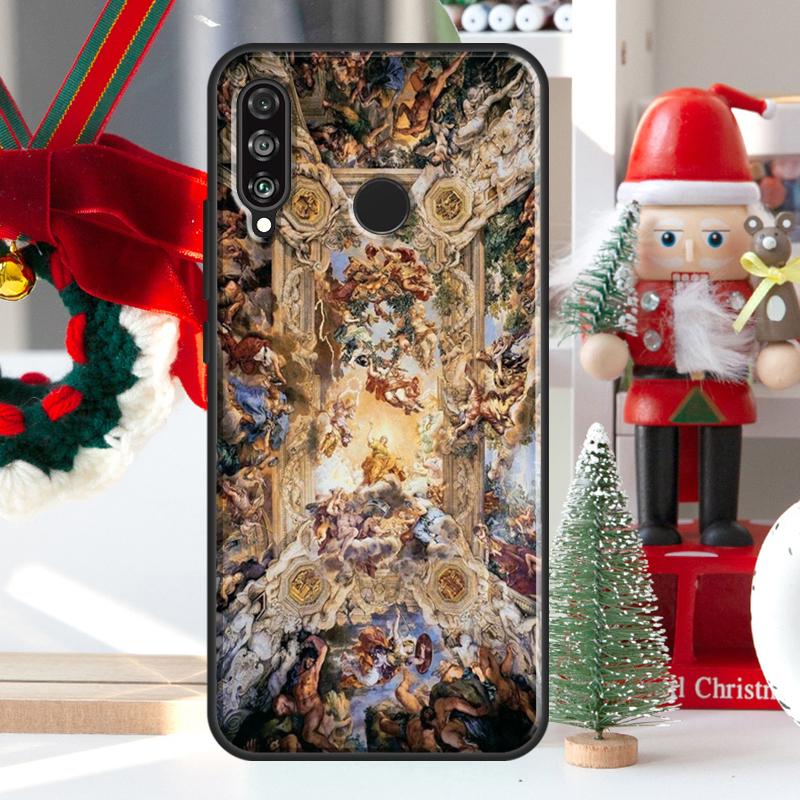 Renaissance Art Painting For Huawei Nova Y73 Y60 Y70 Y90 Y72 Y61 Y91 7i 8i 11i 12i 12s 9 10 SE P20 P30 P40 Lite Case