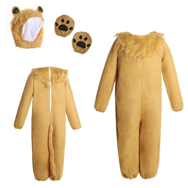 Bsrlons Лесной Король Король Лев Симба Детский Косплей Животное Нарядный Костюм