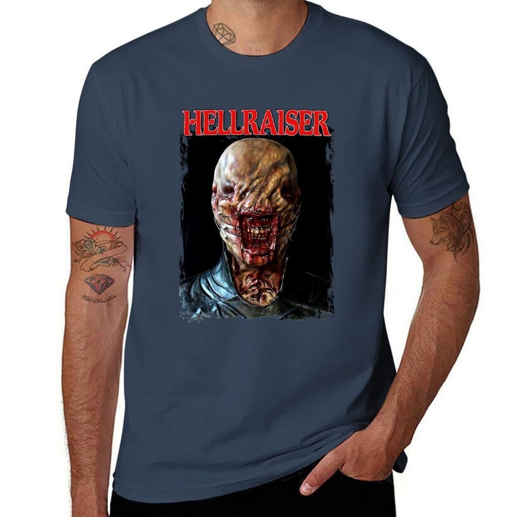 Футболка Hellraiser Chatterer Большого Размера Базовая Хлопковая Футболка