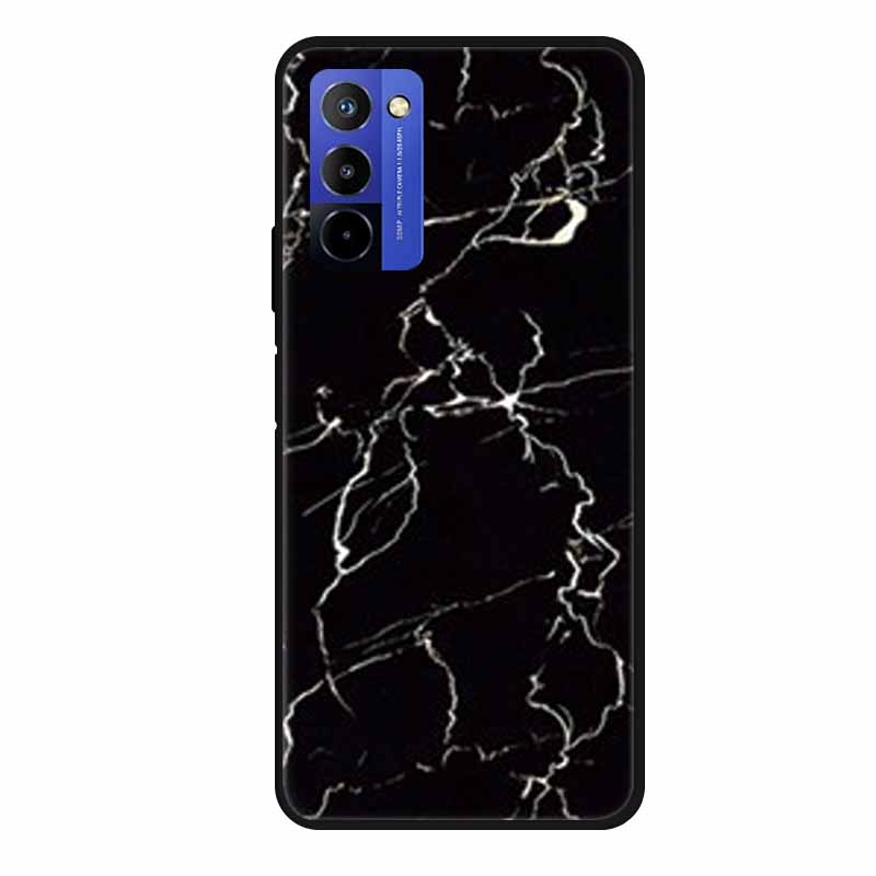 Чехол для Wiko 10 Мраморный 6.75" ТПУ Мягкий Силикон Задняя Крышка Чехол для Телефона для Wiko 10 Wiko10 Coque Мультяшный Ударопрочный Противоударный Funda