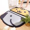 Bathroom Mats Entrance Mats Rug Cartoon Semicircle Falai Velvet Bedroom Bathroom Doorway Water-absorbent Foot Mats Non-slip Mats