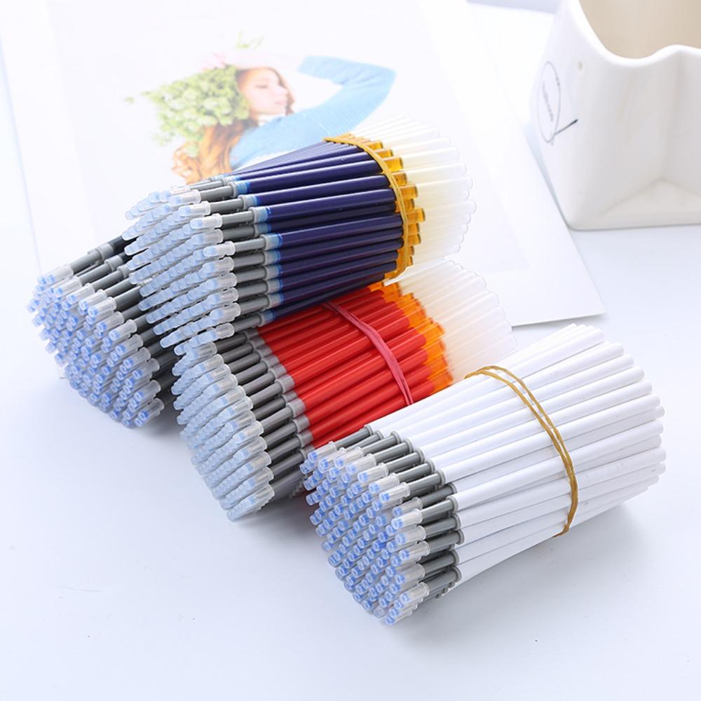 30 шт. Гелевая ручка с большим запасом чернил, 0,5 мм, Универсальный пишущий инструмент, Нейтральный стержень, Учебные принадлежности