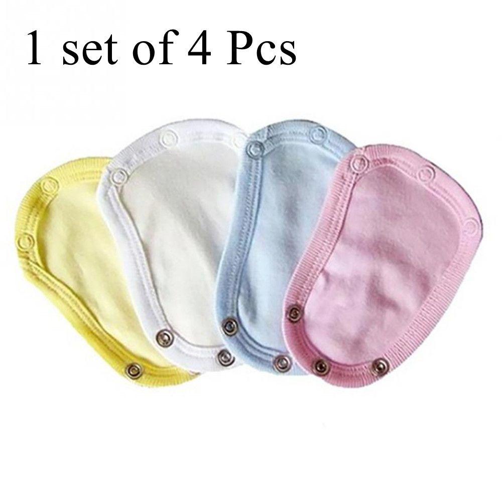 4 Colors Soft Cotton Babies Jumpsuit Pads Jumpsuit Extend Changing Pads Covers Diaper Lengthen