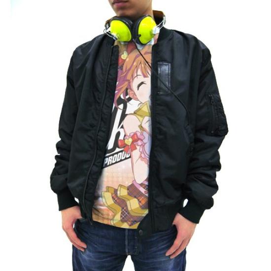 Белая футболка IDOLM@STER с принтом «One for All Yayoi Takatsuki» размера S