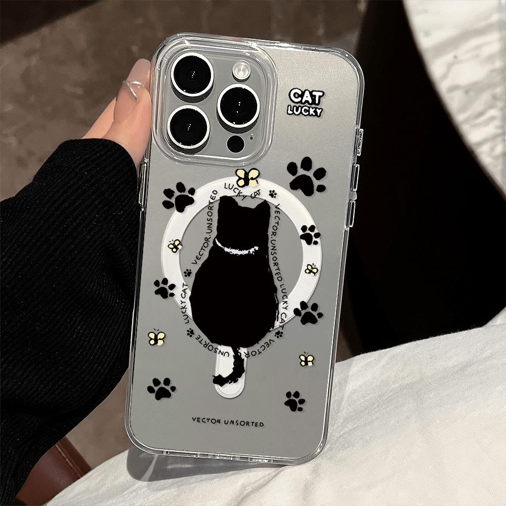 Магнитный чехол для телефона для iPhone 11 12 13 iPhone 13 14 15 Pro 15 16 Pro Max Samsung A15 A16 A25 A26 A55 A56 S25 S24 S22 S23 Ultra S25 Edge