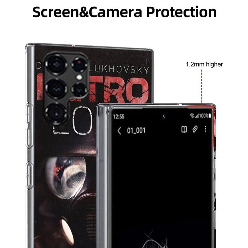 Metro 2033 Чехлы Чехол для телефона для Samsung Galaxy S26 Ultra S25 Edge S24 S23 FE S21 Plus S20 S22 Чехол ТПУ Капа Оболочка Ударопрочный Pa