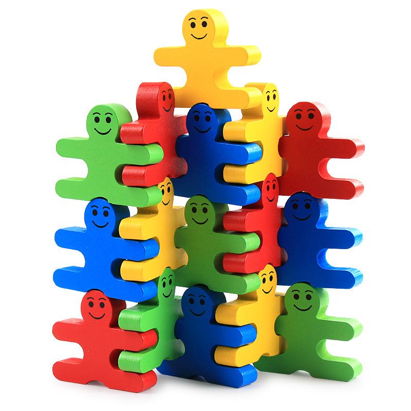 Wooden Balancing Jenga: Parent-Child Educational Building Toy & Children's Gift