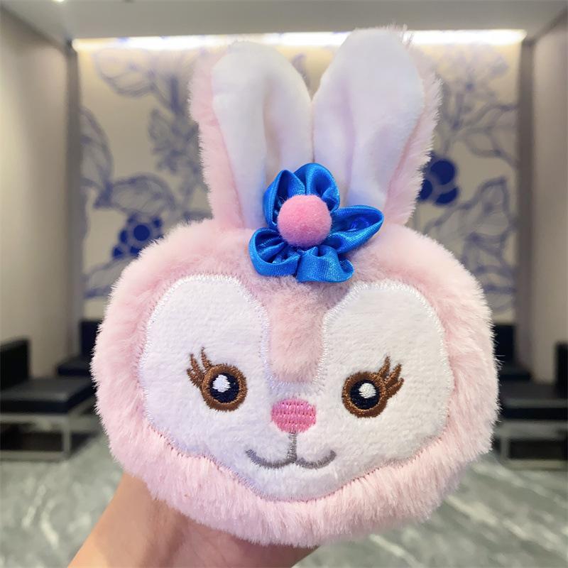 Cartoon Plush Doll Pendant Cute Panda Doll Student Bag Grab Machine Doll Keychain Gift