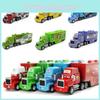 Colorful Cars Mack Lightning Mcqueen King Jackson Storm Racer Truck Toy For Kids