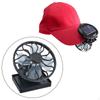 Solar Fan Clip On Cooling Handsfree Mini Personal Portable for Camping Travel