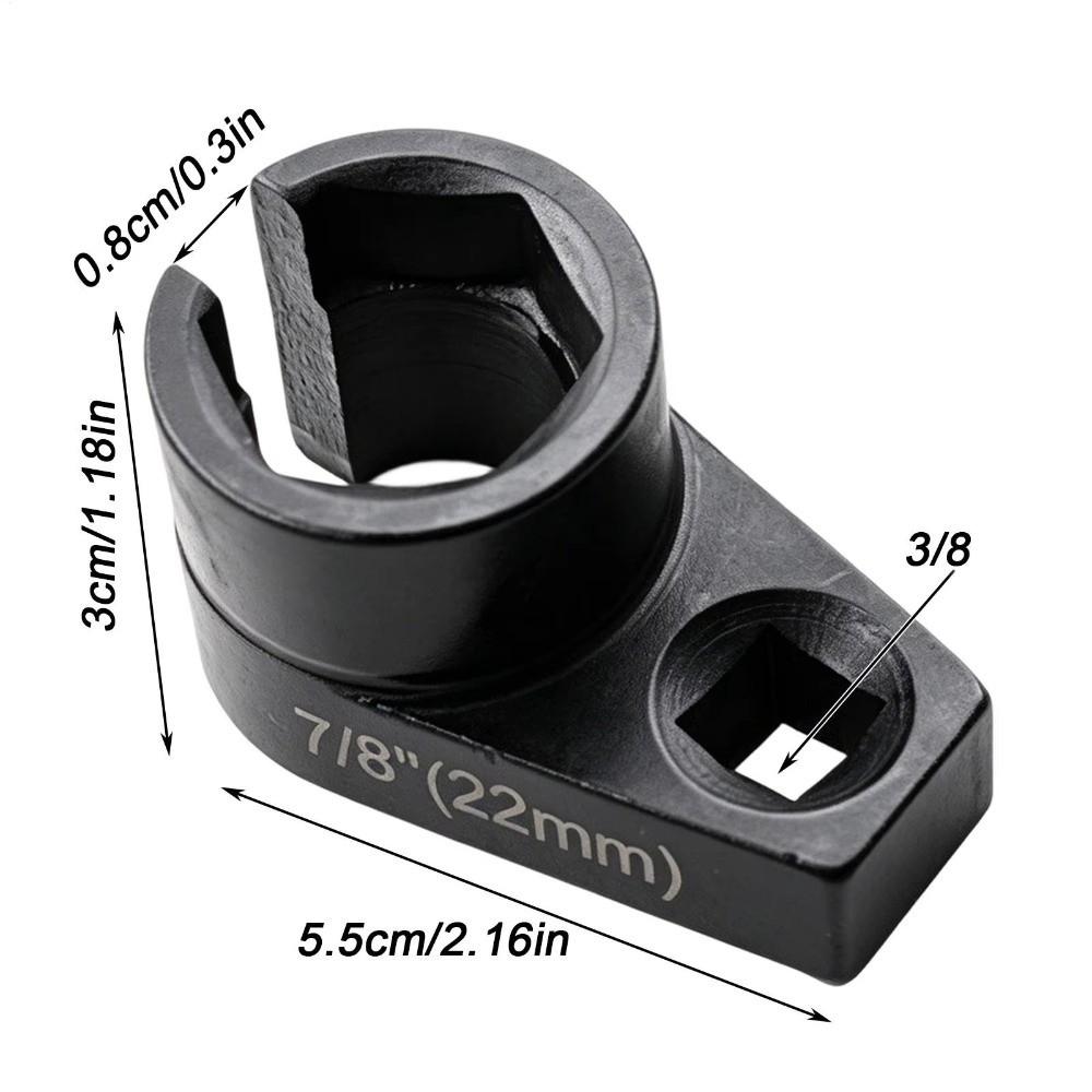 3/8" Drive Oxygen Sensor Wrench 22mm Size Universal Adapter Wrench Engine Light Check