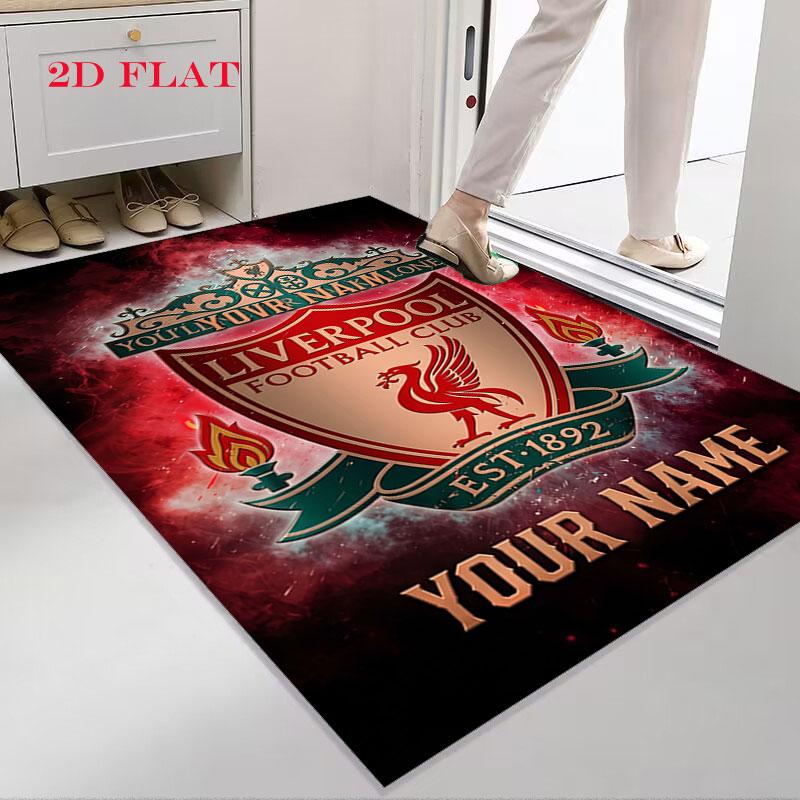 Custom Liverpool Carpet Rug for Living Room Bedroom Home Sofa Decoration,Kids play Nonslip Floor Mat