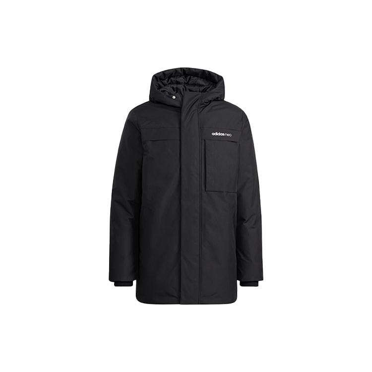 adidas Мужская зимняя пуховая куртка Neo Черная HF0505