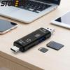 USB Type C Micro USB OTG Картридер 5-в-1 Многофункциональный Портативный Адаптер Расширение Хранилища для Карт Памяти