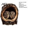 3D Owl Wall Decals Tree Hollow Sticker, Realistic Forest Animal Decal, Waterproof PVC Outdoor Weatherproof Murals Art Decor, Peel And Stick for Living