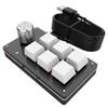 Macro Keyboard Bluetooth USB Custom 6 Key 1 Knob Programming Mechanical Keyboard Hot Swap Custom Keypad RGB Mini Gaming Keyboard