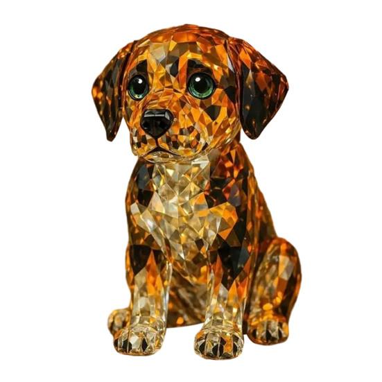 Yousheng ручная работа статуэтка собаки смоляной щенок украшение коллекционное искусство скульптура животного для домашнего офиса стол бар декор