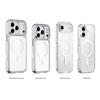 Роскошный магнитный чехол Magsafe для iPhone 17 Pro Max 17Air 17Pro 17 Прозрачный с кнопкой камеры Беспроводная зарядка Чехол