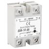 SSR-10 AA Solid State Relay Input 90-250V AC AC-AC Solid State Relay AC-AC Output 24-480V AC Relay Module Industrial Control