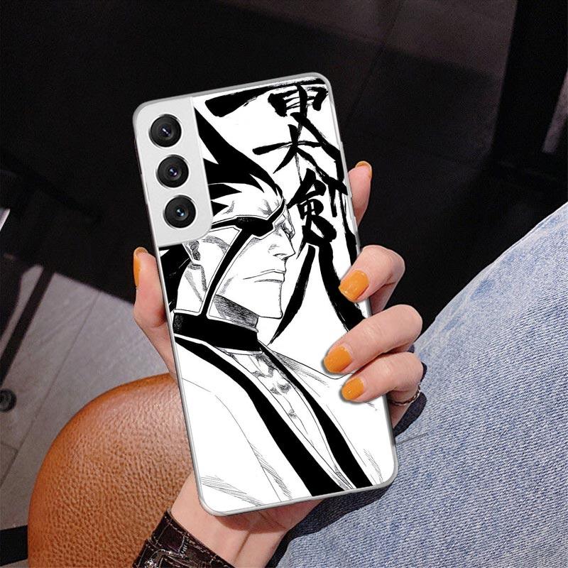 Чехол для телефона Bleach Кенпачи Зараки для Samsung Galaxy S24 S25 Edge S26 Ultra S23 S22 S21 Plus S20 FE + Персонализированный чехол с принтом G