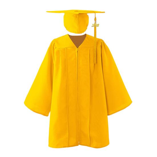 Комплект выпускной мантии и шапочки для детского сада, унисекс, наряд «Поздравляю, выпускник» с кисточками и подвесками 2026 года для дошкольников и детского сада