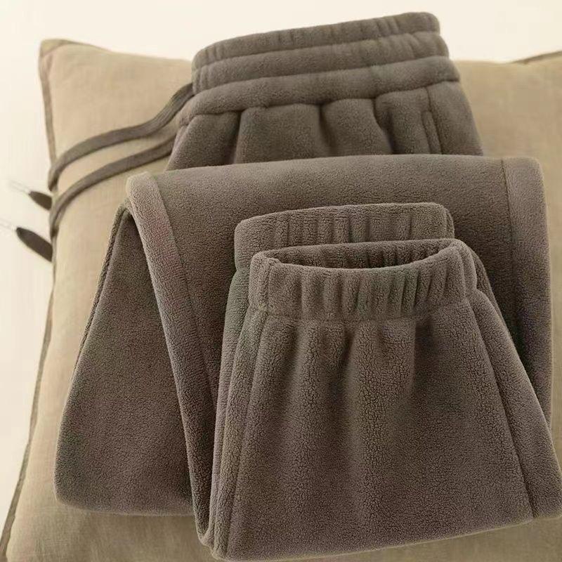 Мужские повседневные брюки из толстого вельвета с завязками на щиколотках, Сохраняющие тепло, Зимние спортивные мешковатые брюки с завязками на щиколотках, Мужские модные спортивные брюки