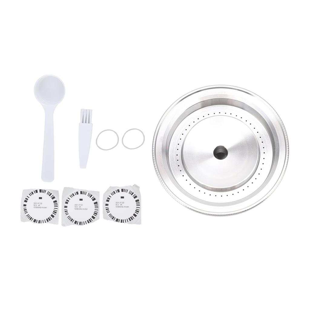 Stainless Steel Coffee Capsule Refillable Filter Cup Reusable for Nespresso Machine