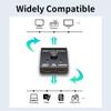 4K 2 Ports HDMI Splitter Bi-directional HDMI Switcher Kebidu 1 In 2 Out HDMI Converter 3D HDR HDCP For PS4 Xbox HDTV Switcher Adapter