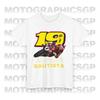 Летняя новая рубашка для гонщиков Футболка для мотоциклистов Alvaro Bautista Y2K Flat Print Хлопковый топ с одинаковым верхом для мужчин и женщин Футболка
