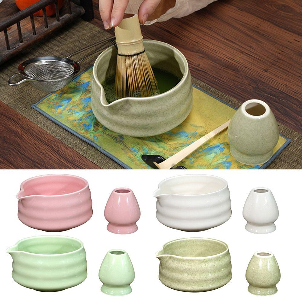 Large Capacity Matcha Whisk Stand Smooth Green Tea Maker Cup for Tea Set Accessories