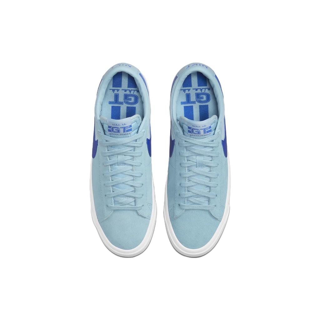 Nike Кроссовки унисекс Zoom Blazer Low Pro GT SB Boarder Blue Белый Гоночно-синий DC7695-402