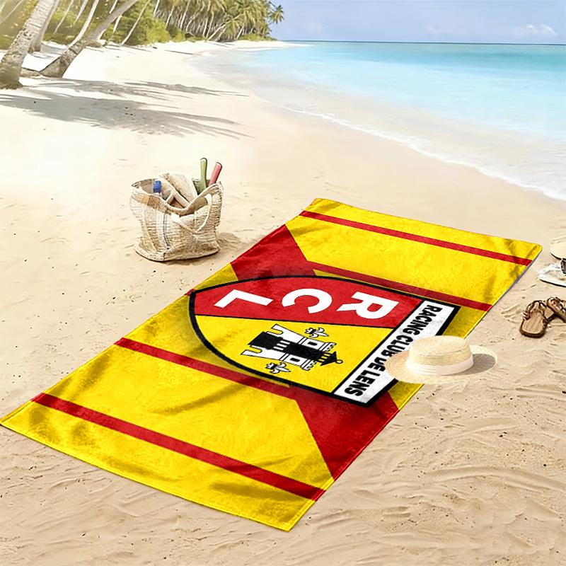 Racing Club de Lens Print Beach Towel, Large Soft Quick Dry Towel for Beach Camping Swimming