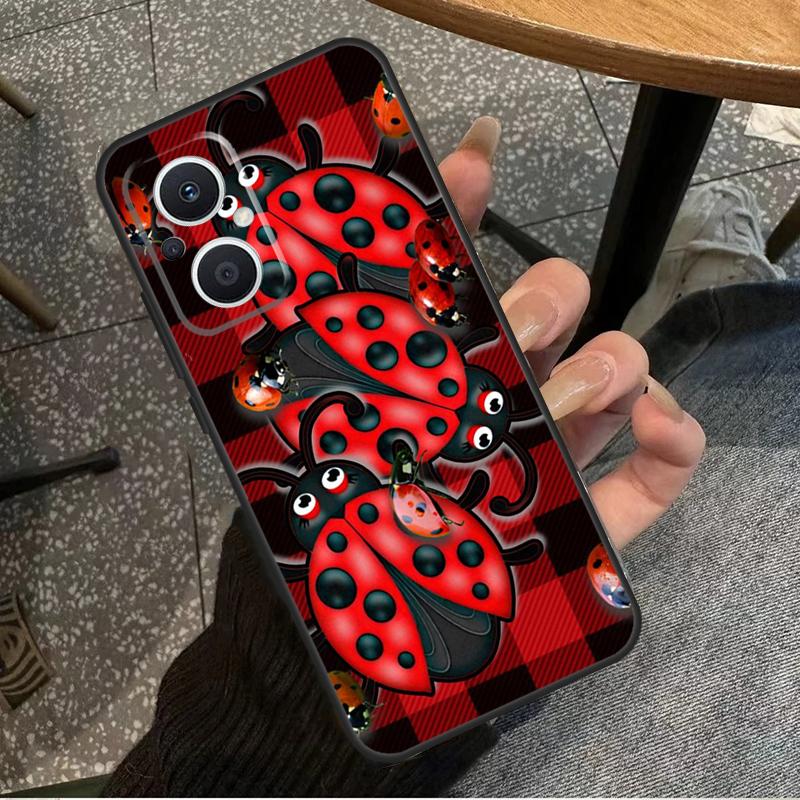 Чехол с изображением божьей коровки для OPPO Reno 10 Pro 4 5 6 7 8 Lite 8T 4Z 5Z OPPO Find X5 Lite X2 X3 Neo X6 Pro