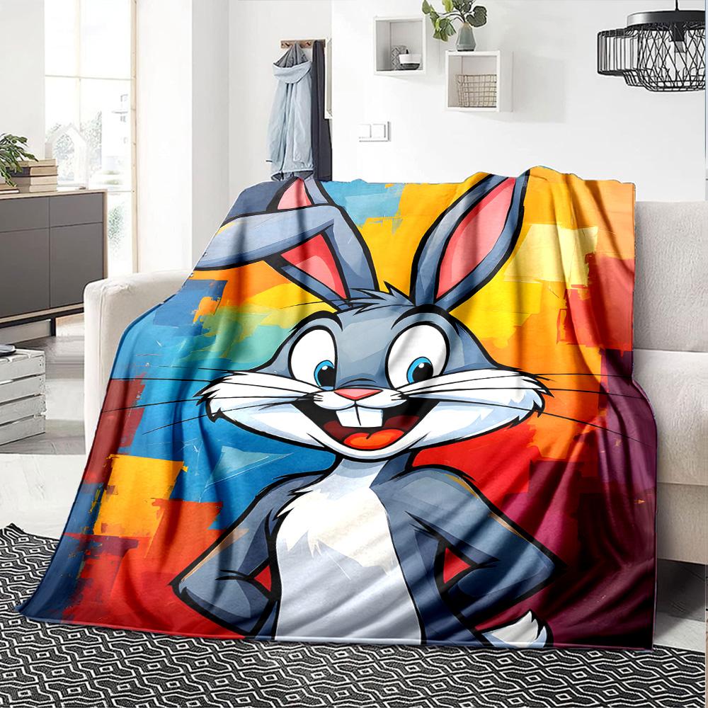Looney Tunes Blanket Ultra-Soft Great for Bed Office Chair Couch for All Seasons Modern Gifts For Family Or Friends