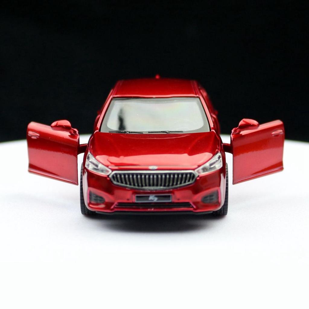 1/43 KIA K7 игрушечная модель автомобиля для детей MSZ CCA литой сплав седан миниатюрный автомобиль с инерционным механизмом коллекция подарок для мальчиков
