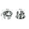 Overflow Ring Popular Ceramic Basin Plastic 2PCS Overflow Spare Cover Spilled Water Ring Hot Sale Sink Round Ring Bathroom Supplies  Accessory