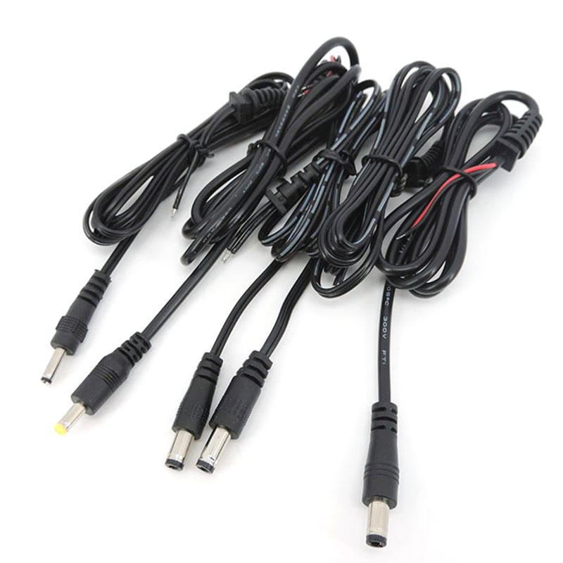 4 шт. 100 см 2-контактный штекер питания постоянного тока Кабель Шнур Штекер 5,5*2,5 мм 5,5x.2,1 мм 4,0*1,7 мм 3,5*1,35 мм Адаптер ремонтный пигтейл провод