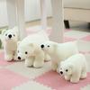 Прекрасная плюшевая игрушка Белый арктический медведь, мягкая кукла-животное для ребенка, милый подарок на день рождения, Рождество