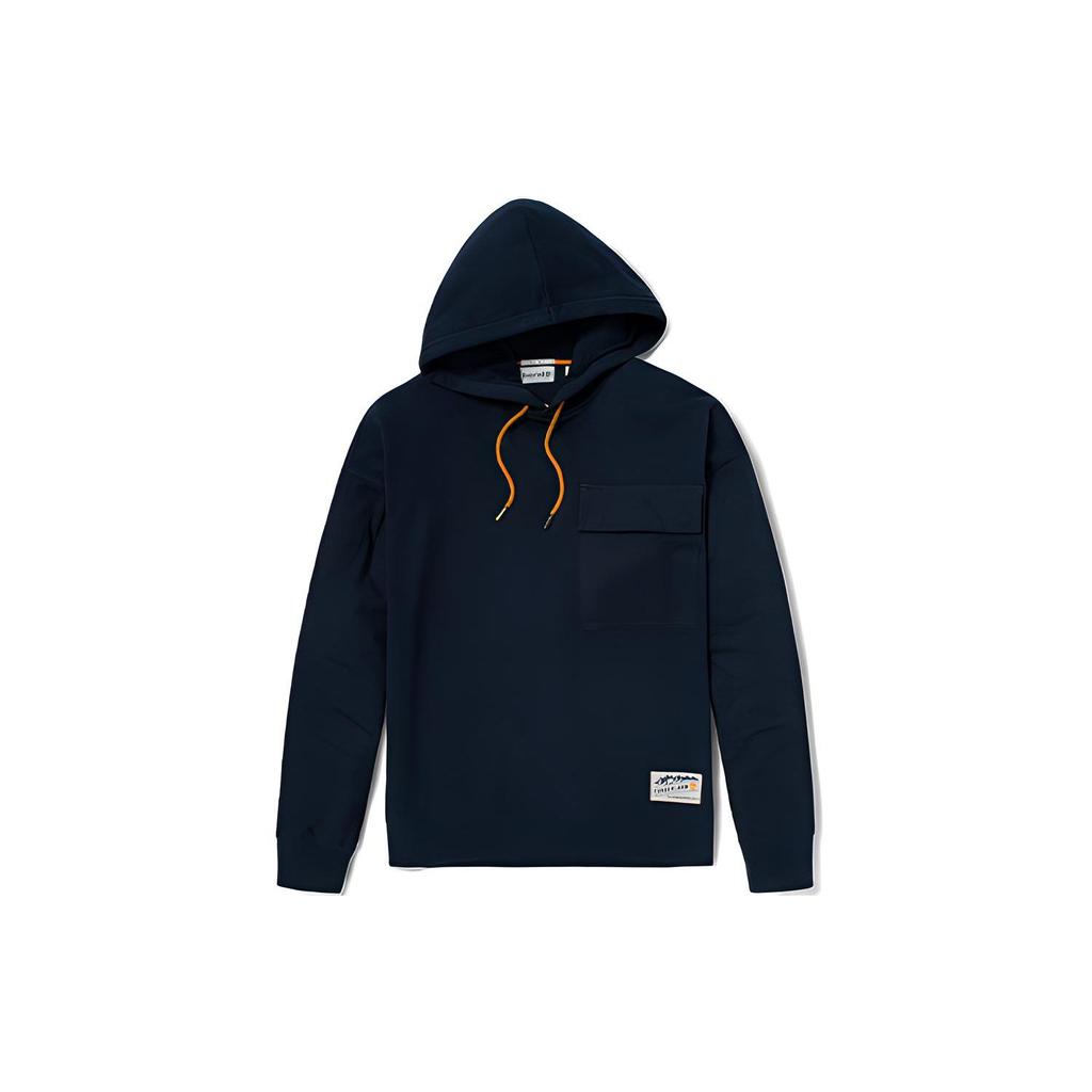 Timberland Толстовка с капюшоном Outdoor Solid Color с передним карманом Мужские толстовки Deep-Sapphire-Blue A234A-433