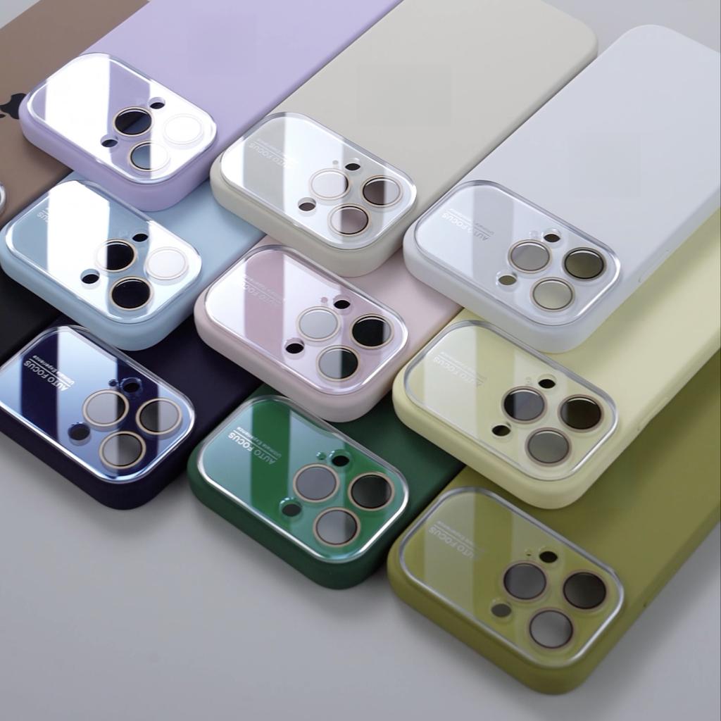 Силиконовый чехол для iPhone 15 ProMax - жидкий силиконовый чехол для iPhone с большим окном, устойчивый к падениям для Apple iPhone 15/14/13/12/11/XS