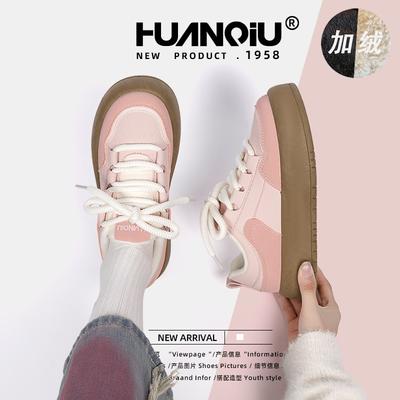 Глобальная хлопковая обувь бархатная обувь для досок женская зимняя повседневная универсальная обувь высокого класса из двух хлопковых тканей ZHQ3510-2