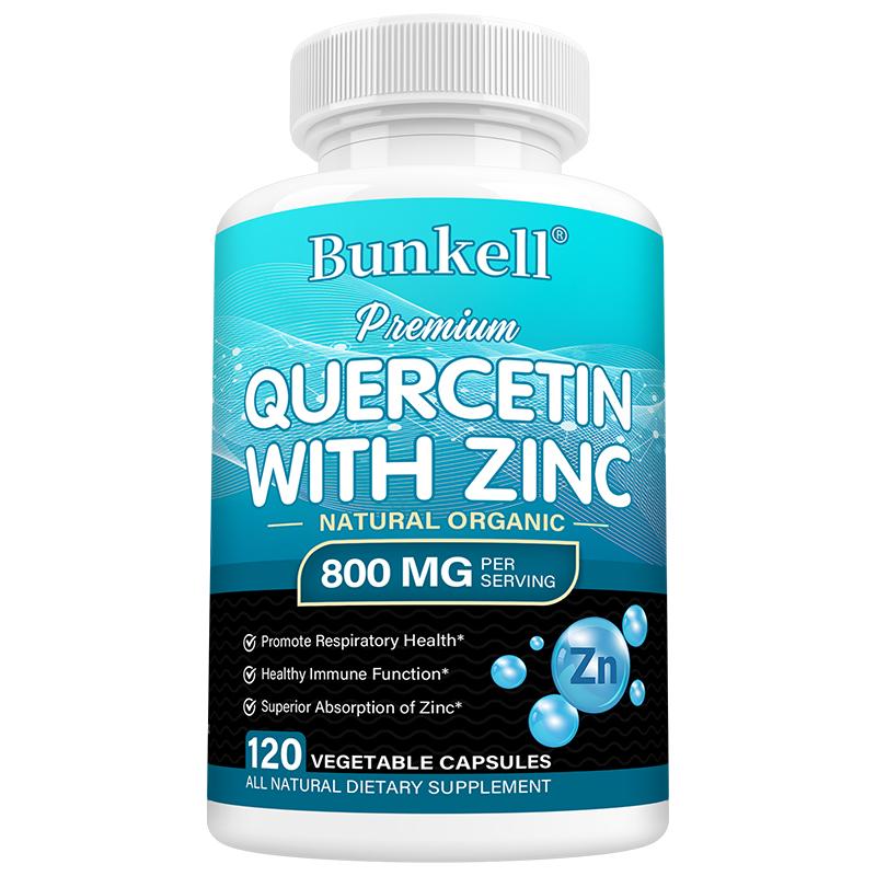 Bunkell Quercetin with Zinc 120 Capsules