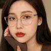Metal Frame Square Frame Myopia Glasses Transparent Computer Eyewear Women/Men