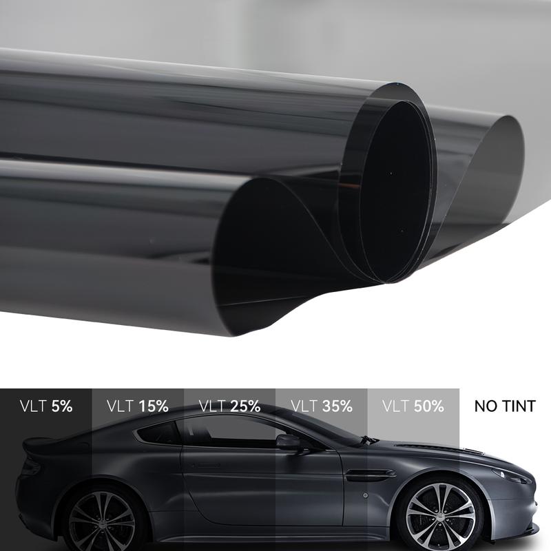1mX5m VLT05%-75% High Definition Front Windshiled Window Film Car Tinted Film IRR99% Solar Protection Nano Ceramic Window Tint