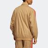 adidas Originals Trefoil X Eric Emanuel McDonalds Полосатая спортивная куртка 1 Мужская верхняя одежда Коричневый HI5589