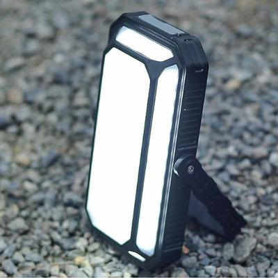 Сверхбольшая емкость солнечная кемпинговая лампа - Многофункциональный рабочий свет - Уличная кемпинговая походная аккумуляторная лампа