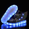 Kids Led Shoes Glowing Wings Children‘s Mesh Lighted Shoes Walking Sneakers Girls Boys USB Charging Luminous Casual Shoes