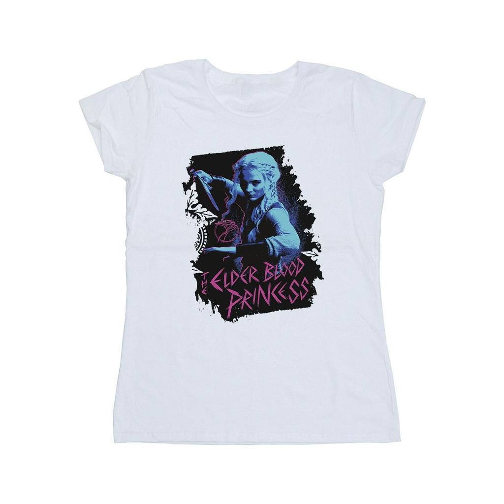 Netflix Womens/Ladies The Witcher Ciri Blood Princess Cotton T-Shirt