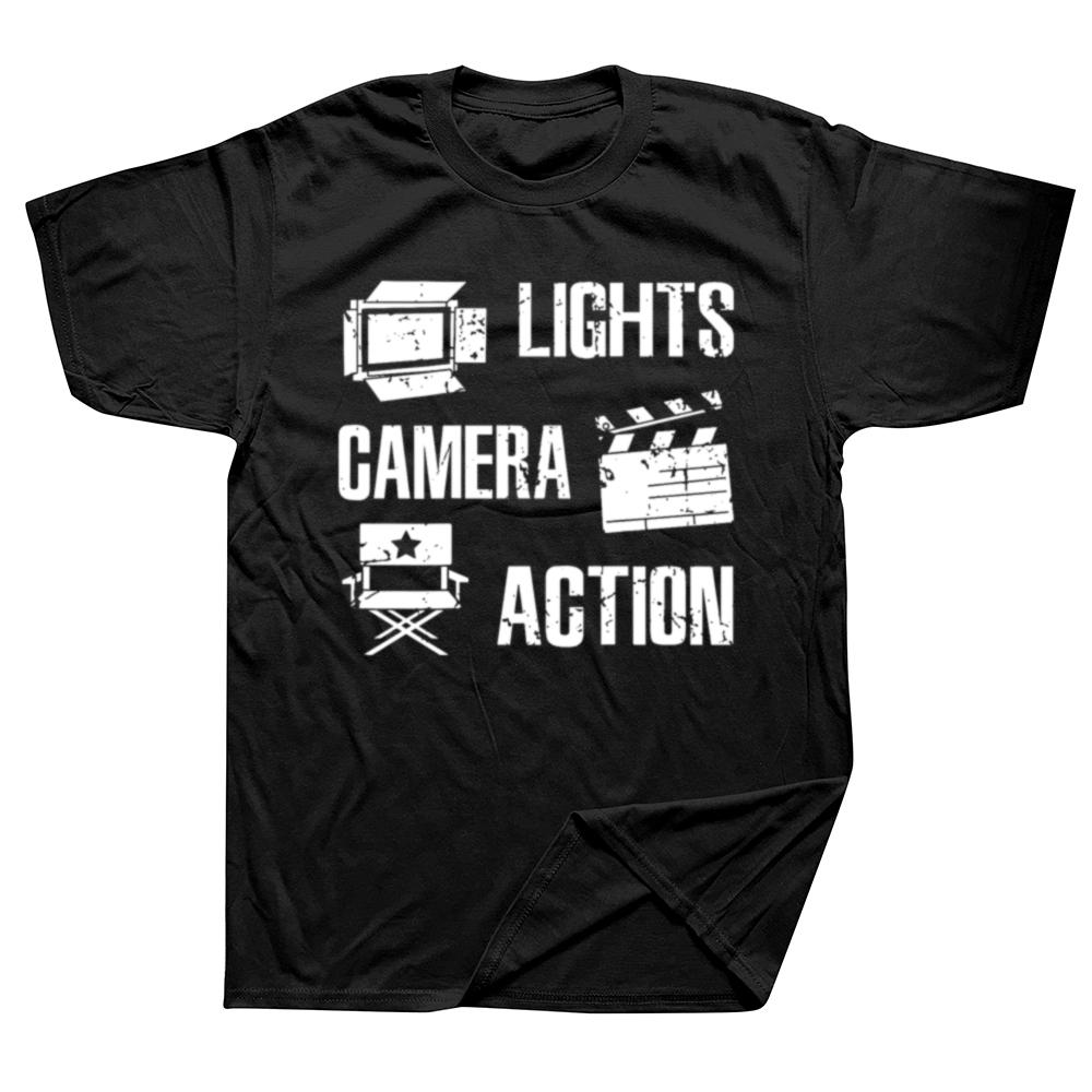 Movie Director Filmmaker Moviemaker Videography Film Director T Shirt Graphic Streetwear Short Sleeve Birthday Gifts Tshirt Men
