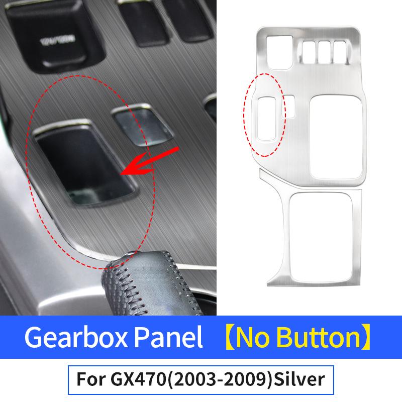 For 2003-2009 Lexus GX 470 GX470 2008 2007 2006 2005 Control Panel Modification Gearbox Cover Interior Decoration Accessories